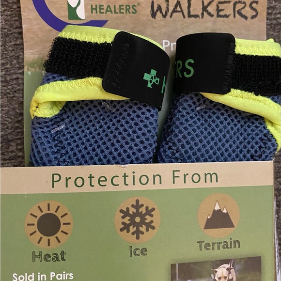 Healers Dog Boots for Paw Protection with Non Slip Sole, Reflective Pet Booties - Picture 4 of 7